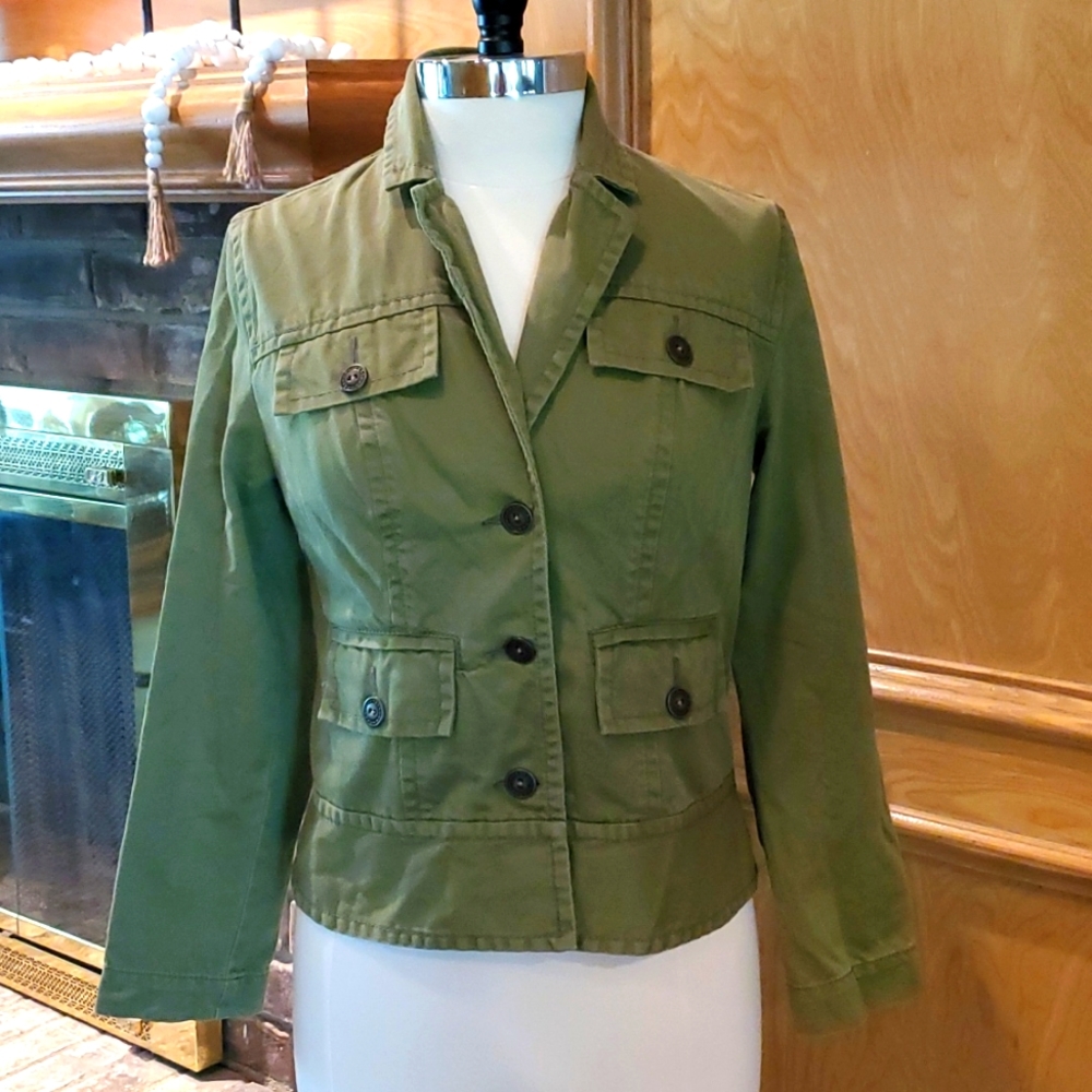 CHICO'S Utility Denim Jacket